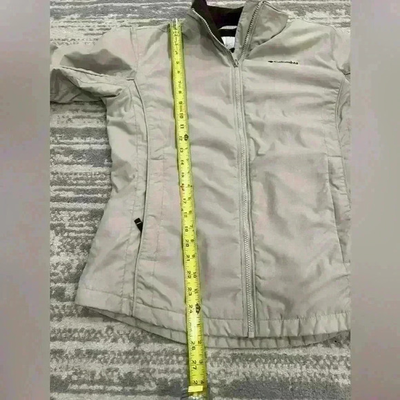 Columbia coat size small fleece lined jacket zipper pockets barn jacket - Picture 7 of 13